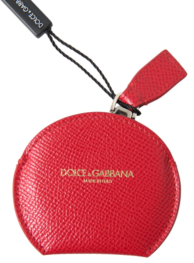 Держатель для ручного зеркала из красной телячьей кожи Dolce & Gabbana, красный
Держатель для ручного зеркала из красной телячьей кожи Dolce & Gabbana, красный