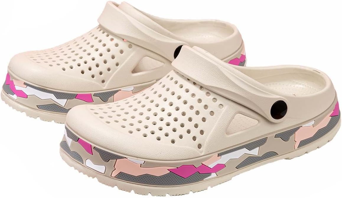 HYDLONGR Мужские и женские дышащие верхние нескользящие плоские садовые сандалии, пляжные тапочки, сабо, мюли, обувь для дома и улицы, белый
HYDLONGR Мужские и женские дышащие верхние нескользящие плоские садовые сандалии, пляжные тапочки, сабо, мюли, обувь для дома и улицы, белый