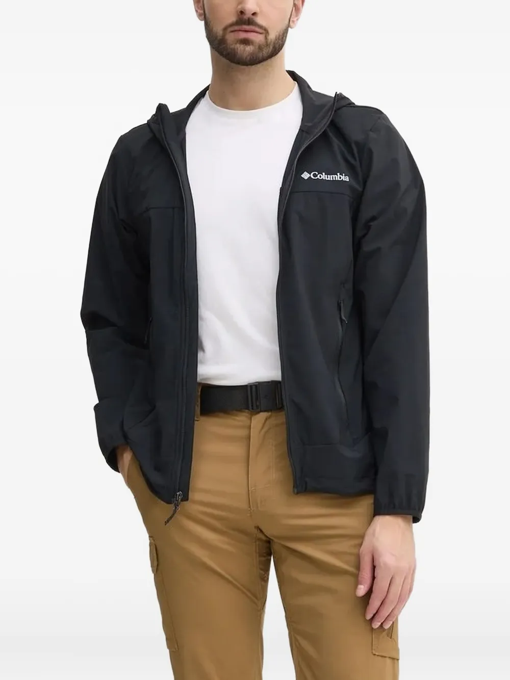 Куртка Heather Canyon II с капюшоном и застежкой-молнией спереди Columbia, черный 
Куртка Heather Canyon II с капюшоном и застежкой-молнией спереди Columbia, черный