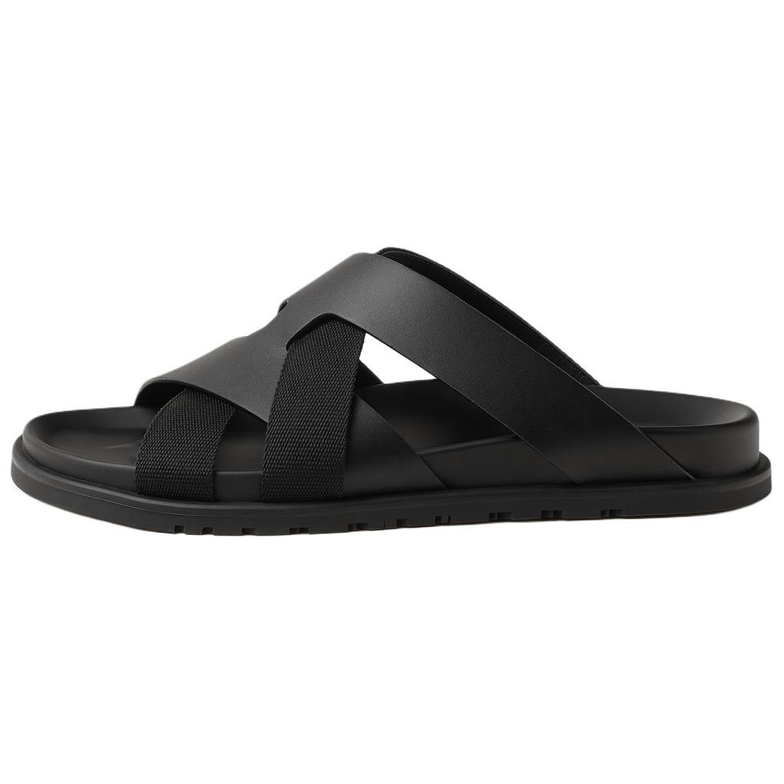 HERMES Тапочки-слайды мужские черные
HERMES Тапочки-слайды мужские черные