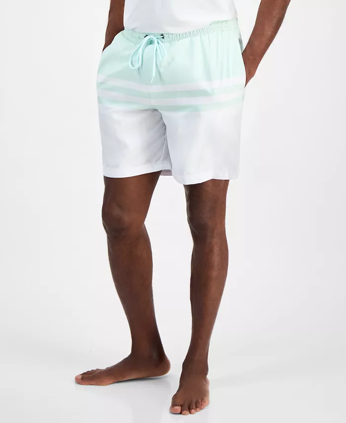 Мужские быстросохнущие спортивные плавки-шорты с цветными полосками, 7 дюймов Club Room, синий
Мужские быстросохнущие спортивные плавки-шорты с цветными полосками, 7 дюймов Club Room, синий