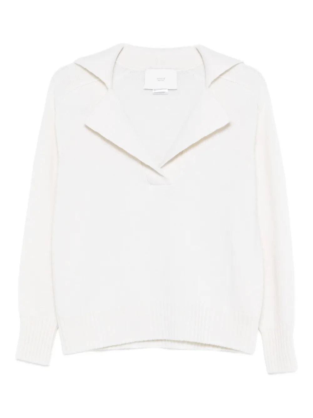 Свитер в рубчик с широким воротником Vanisè, белый
Свитер в рубчик с широким воротником Vanisè, белый