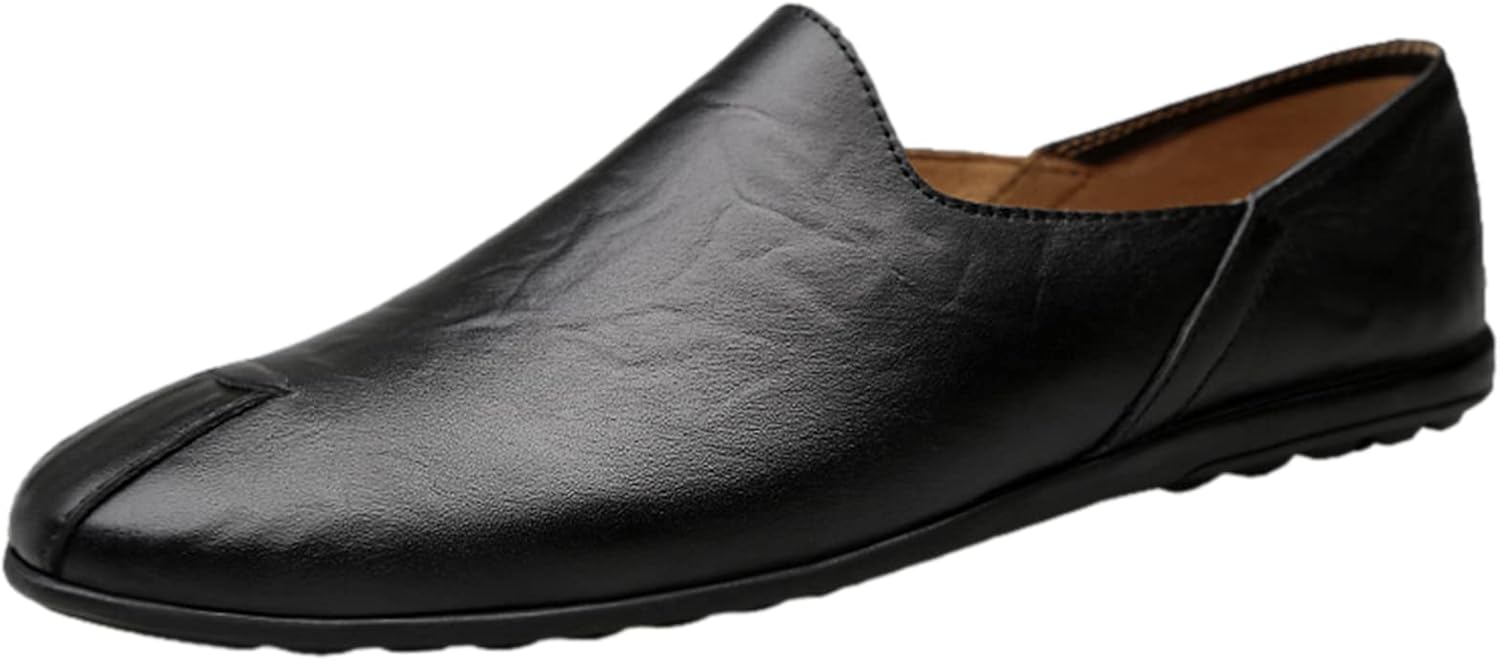 Мужские лоферы Jamron из ультрамягкой натуральной кожи, с плоской подошвой, удобные для повседневной носки и вождения, черный
Мужские лоферы Jamron из ультрамягкой натуральной кожи, с плоской подошвой, удобные для повседневной носки и вождения, черный