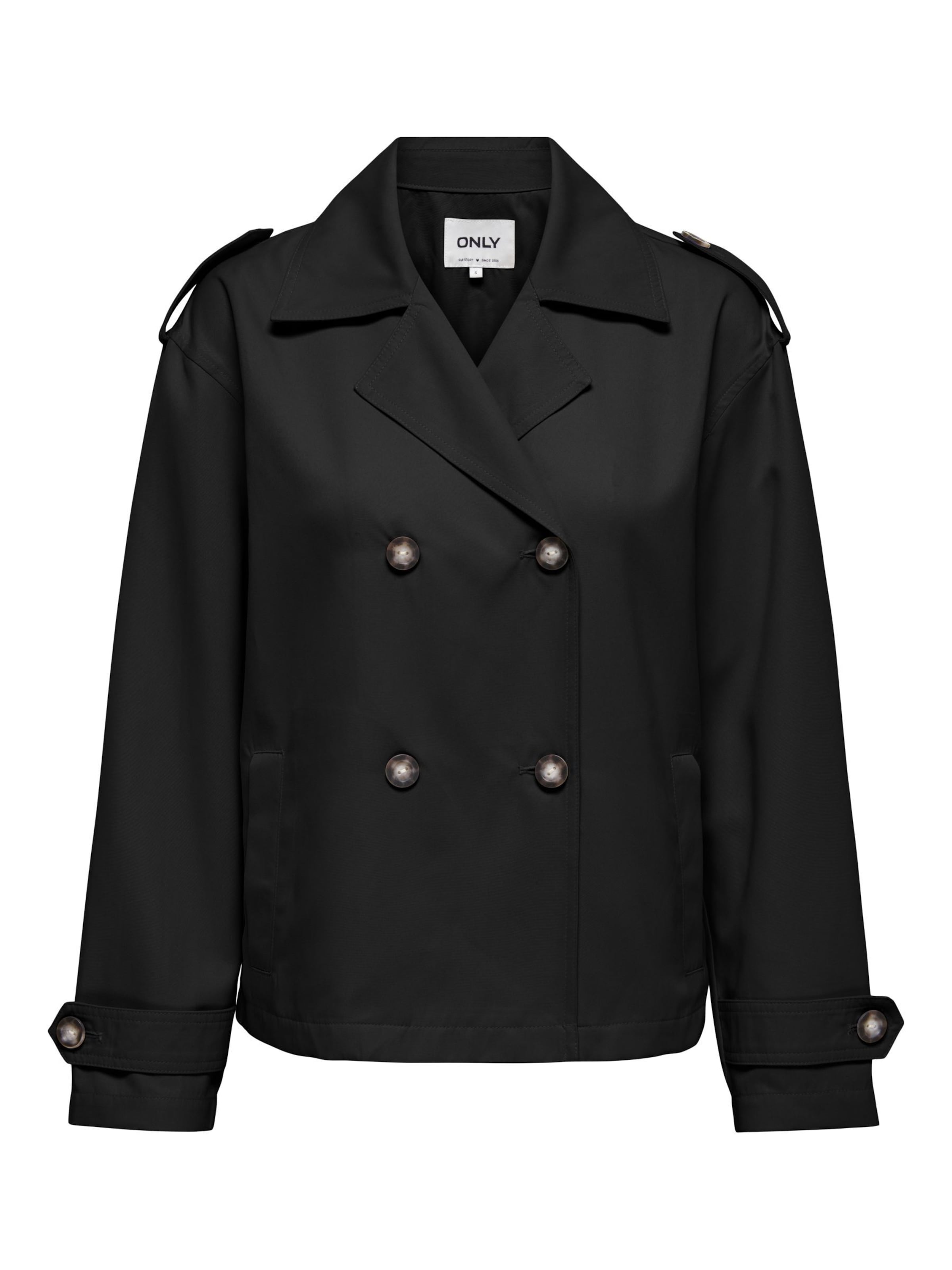 ONLY Демисезонное пальто 'ONLHannah' в черном цвете
ONLY Демисезонное пальто 'ONLHannah' в черном цвете