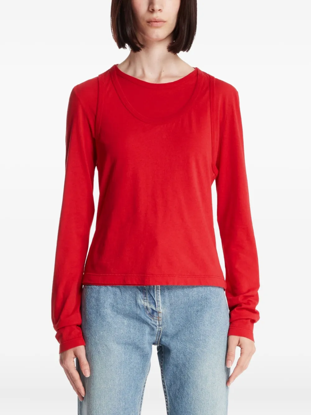 Многослойная футболка The Row, красный
Многослойная футболка The Row, красный