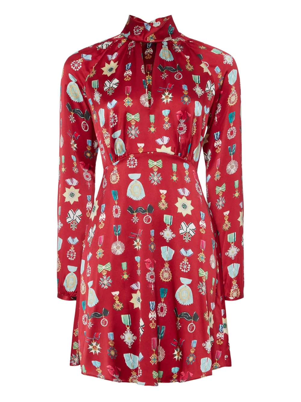Мини-платье Gloriette с принтом в виде медалей Temperley London, красный
Мини-платье Gloriette с принтом в виде медалей Temperley London, красный