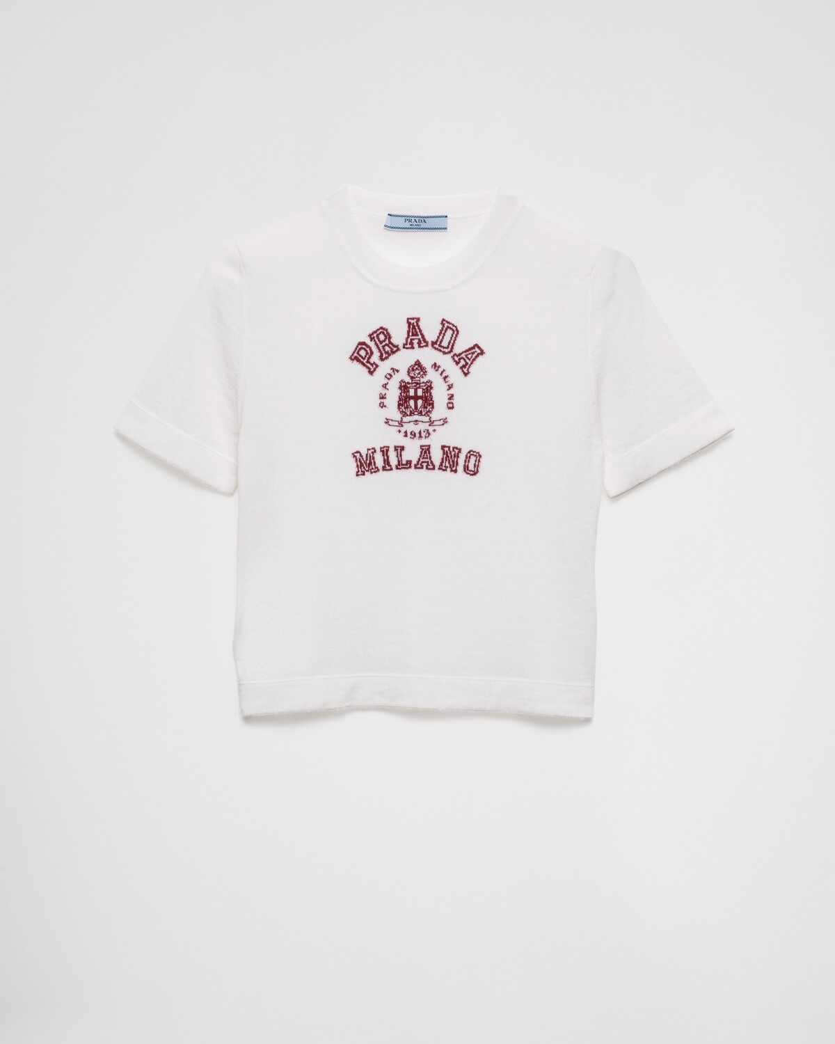 Кашемировая футболка с интарсией Prada, бордовый, Красный, Кашемировая футболка с интарсией Prada, бордовый
Кашемировая футболка с интарсией Prada, бордовый, Красный, Кашемировая футболка с интарсией Prada, бордовый