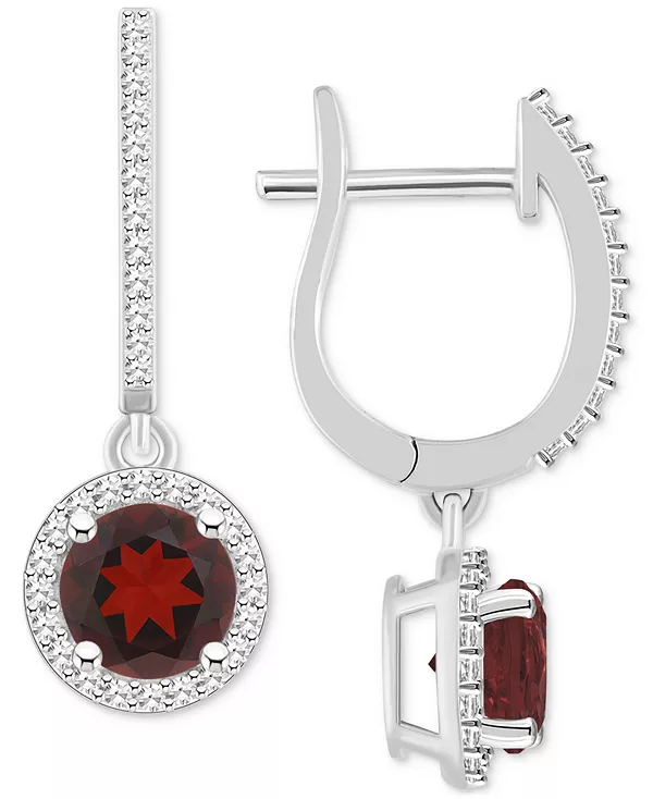 Серьги-Подвески с застежкой-рустиком из стерлингового серебра с родолитовым гранатом (2-1/5 карата tw) и бриллиантами (1/3 карата tw) (также с опалом, голубым топазом, аметистом, перидотом и цитрином) Macy'S, garnet
Серьги-Подвески с застежкой-рустиком из стерлингового серебра с родолитовым гранатом (2-1/5 карата tw) и бриллиантами (1/3 карата tw) (также с опалом, голубым топазом, аметистом, перидотом и цитрином) Macy'S, garnet