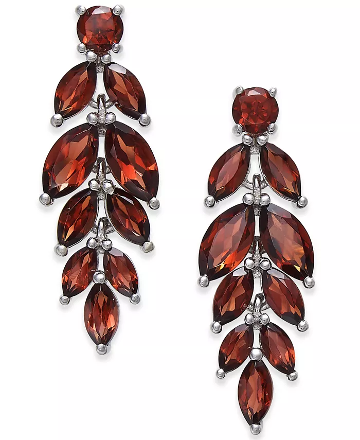 Серьги-капельки с гранатовой лозой (7 карат) из стерлингового серебра (также доступны с перидотом, голубым топазом, аметистом и несколькими драгоценными камнями) Macy's, красный
Серьги-капельки с гранатовой лозой (7 карат) из стерлингового серебра (также доступны с перидотом, голубым топазом, аметистом и несколькими драгоценными камнями) Macy's, красный