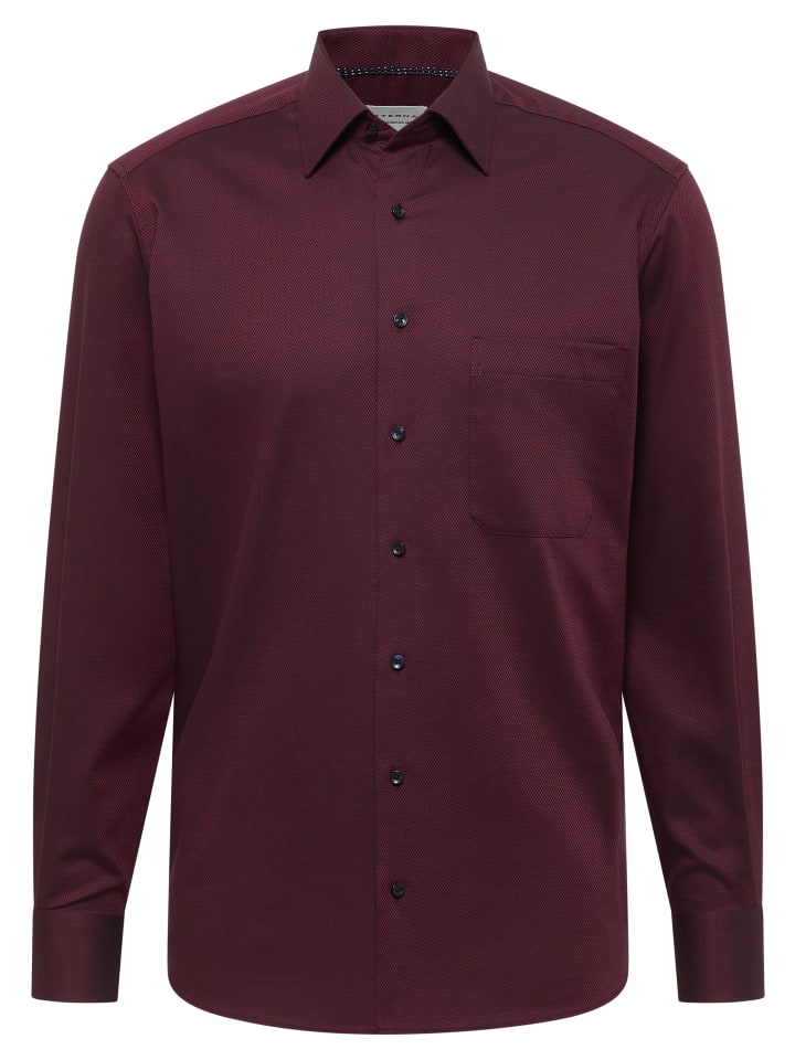 Рубашка COMFORT FIT бордового цвета Eterna
Рубашка COMFORT FIT бордового цвета Eterna