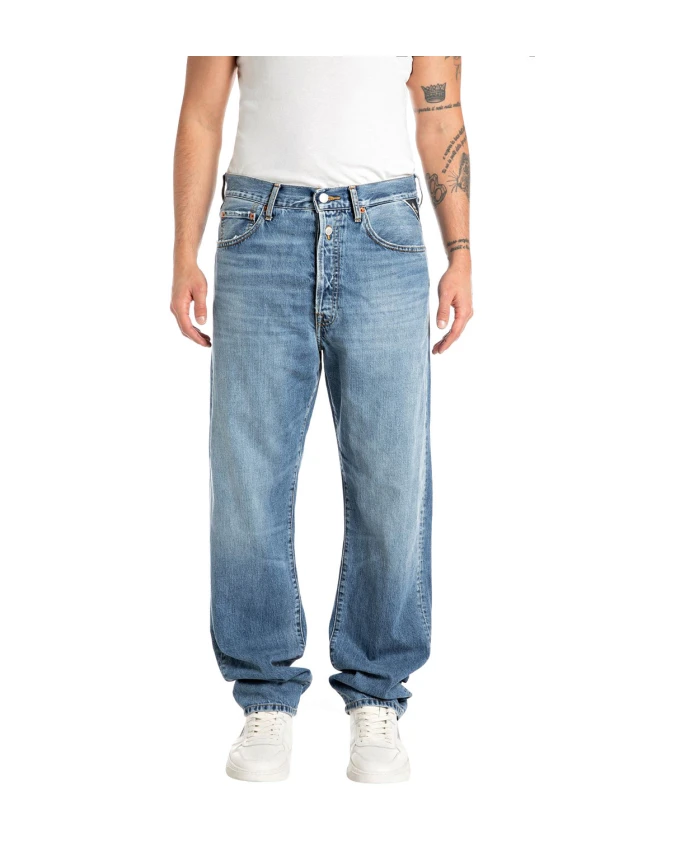 Свободные джинсы цвета индиго Replay, синий
Свободные джинсы цвета индиго Replay, синий