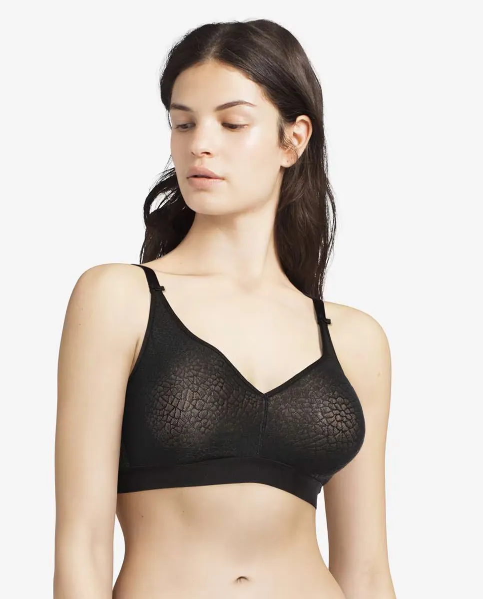 Бюстгальтер-редуктор без косточек вместимость C line Magnifique Chantelle, чёрный 
Бюстгальтер-редуктор без косточек вместимость C line Magnifique Chantelle, чёрный