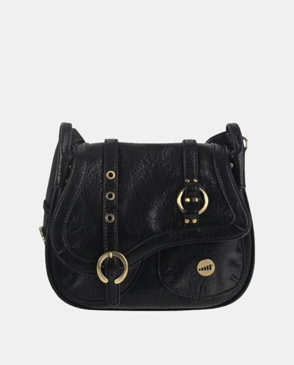 Маленькая сумка-бандо через плечо с клапаном Volum, черный
Маленькая сумка-бандо через плечо с клапаном Volum, черный