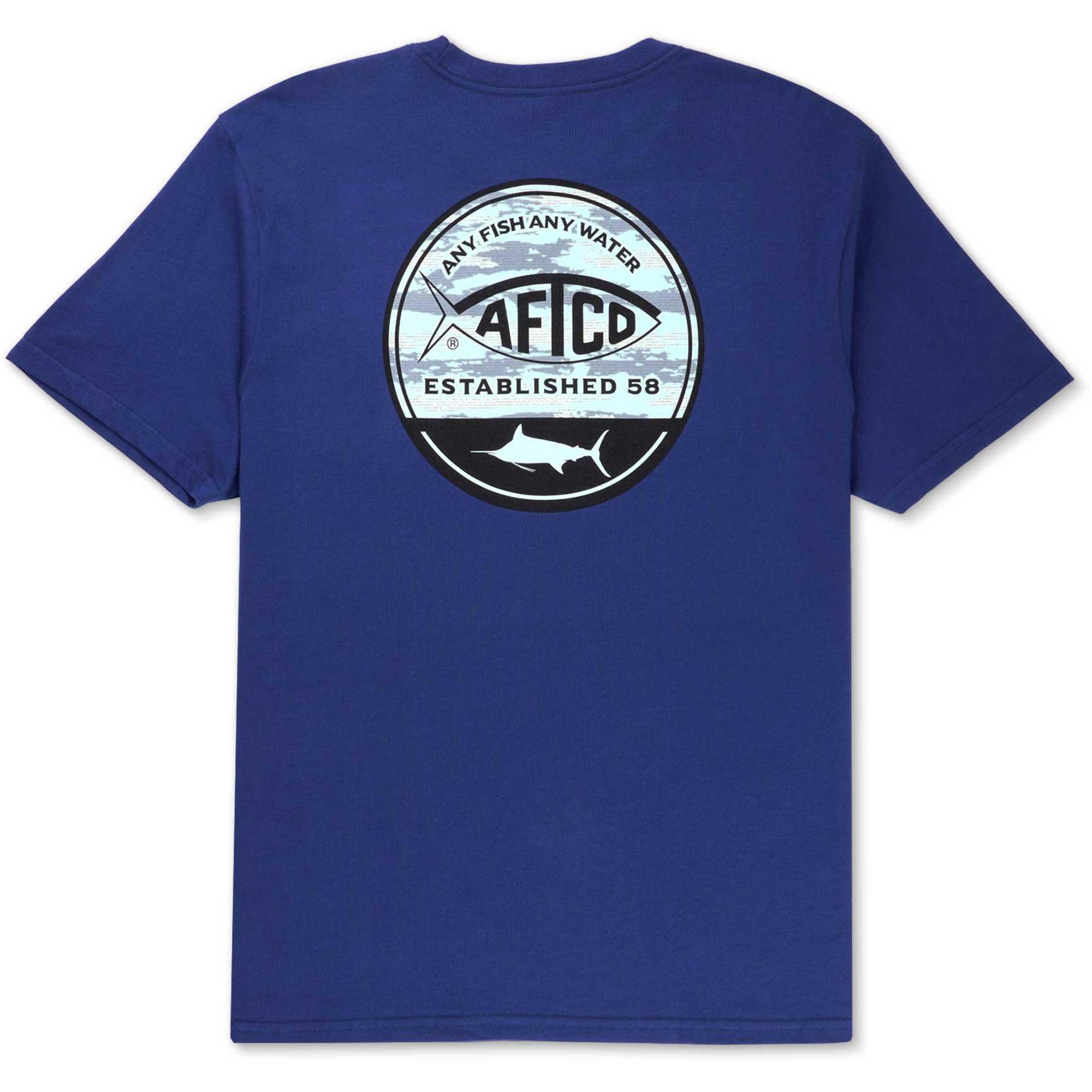 Мужская футболка с коротким рукавом Grandeur Marlin AFTCO, Storm Blue
Мужская футболка с коротким рукавом Grandeur Marlin AFTCO, Storm Blue