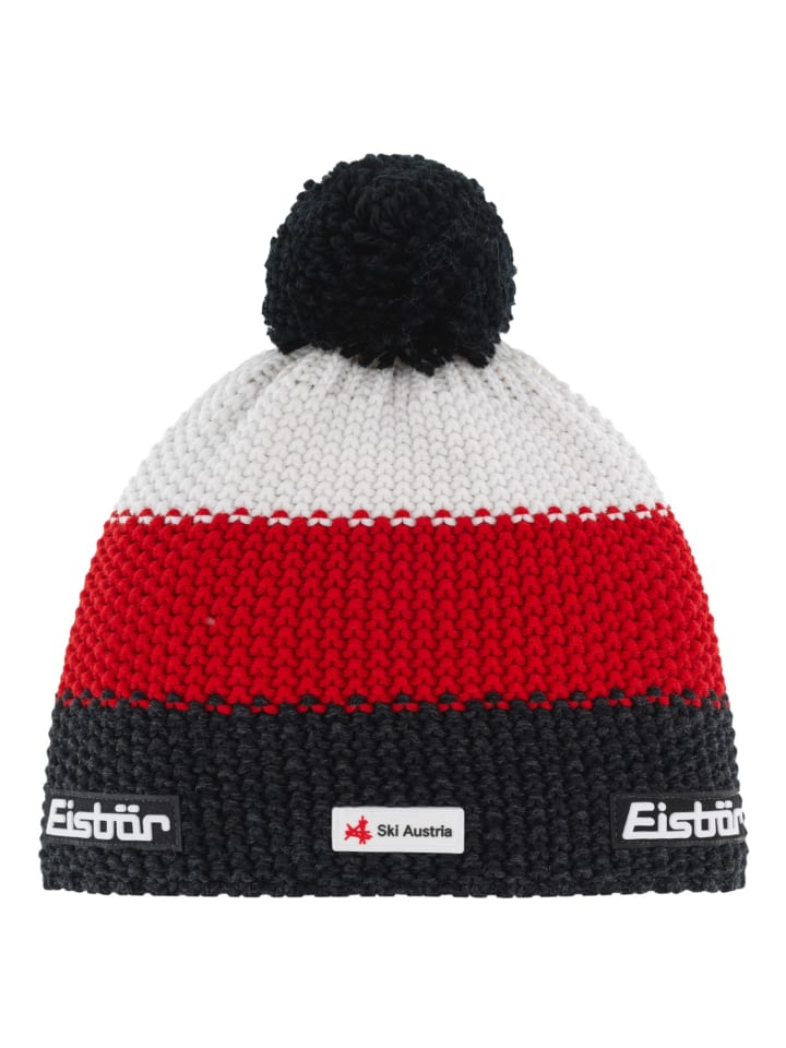 Вязаная шапка со звездным помпоном MÜ SKA черного цвета Eisbär
Вязаная шапка со звездным помпоном MÜ SKA черного цвета Eisbär