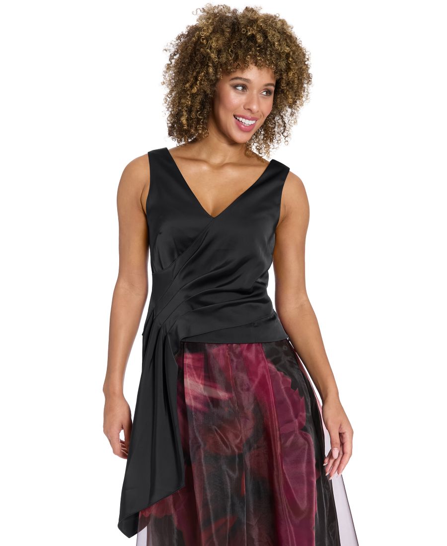 Женская блузка без рукавов с V-образным вырезом Muse, Black
Женская блузка без рукавов с V-образным вырезом Muse, Black