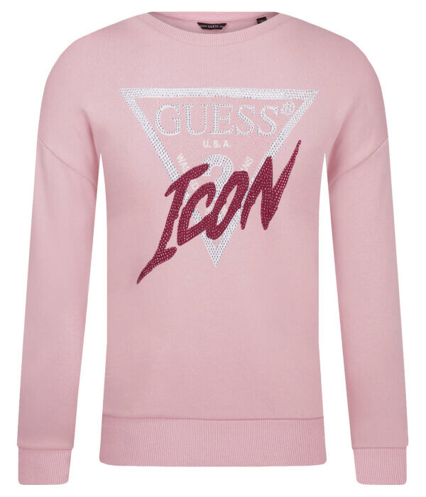 Свитшот для девочки Guess с принтом со стразами, розовый
Свитшот для девочки Guess с принтом со стразами, розовый