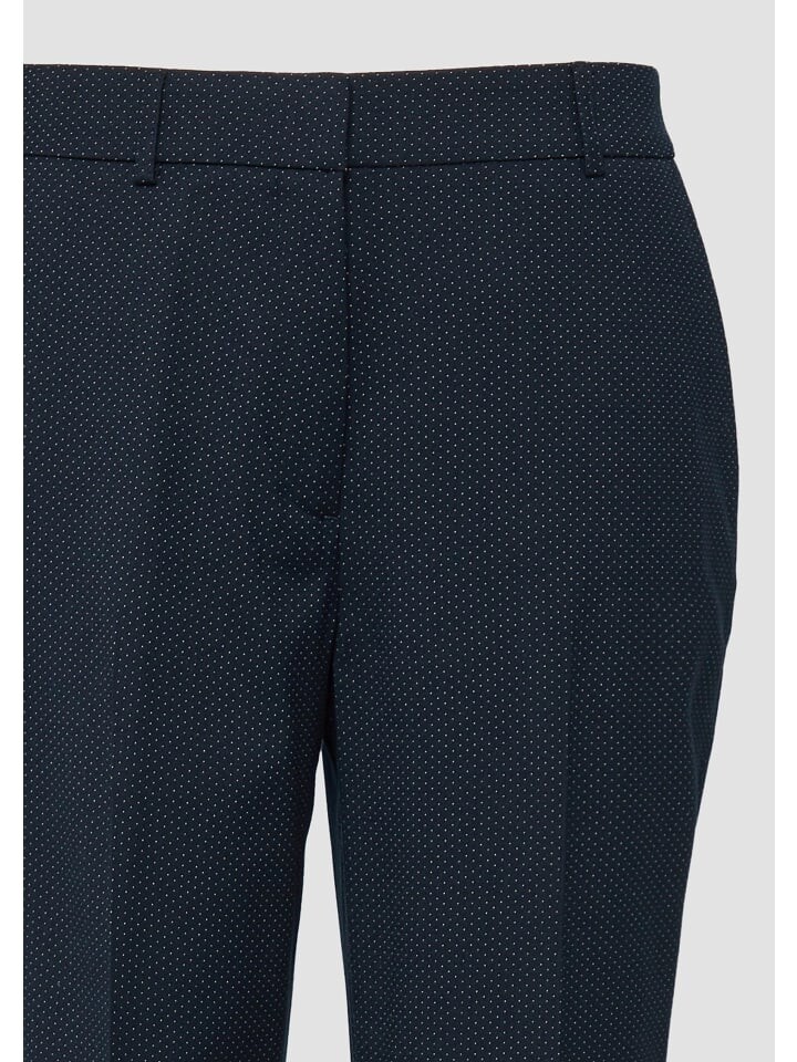 Тканевые брюки s.Oliver BLACK LABEL Hose lang, синий 
Тканевые брюки s.Oliver BLACK LABEL Hose lang, синий