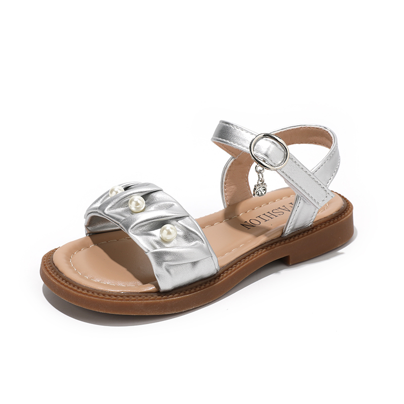 Низкие Детские сандалии SHIBU, серебряный 
Низкие Детские сандалии SHIBU, серебряный