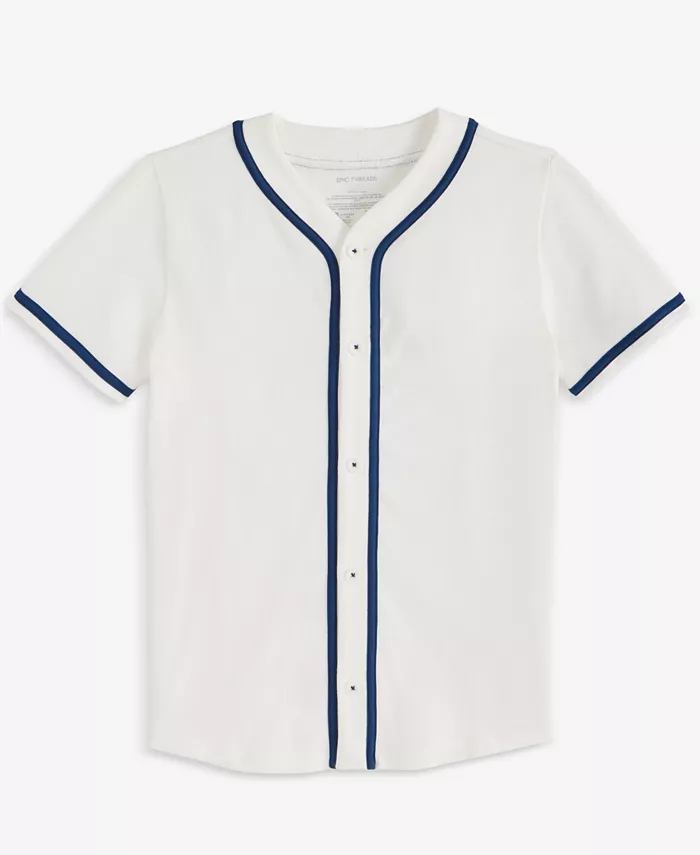 Бейсбольная футболка из хлопка для мальчиков Little & Big Boys Epic Threads, белый
Бейсбольная футболка из хлопка для мальчиков Little & Big Boys Epic Threads, белый