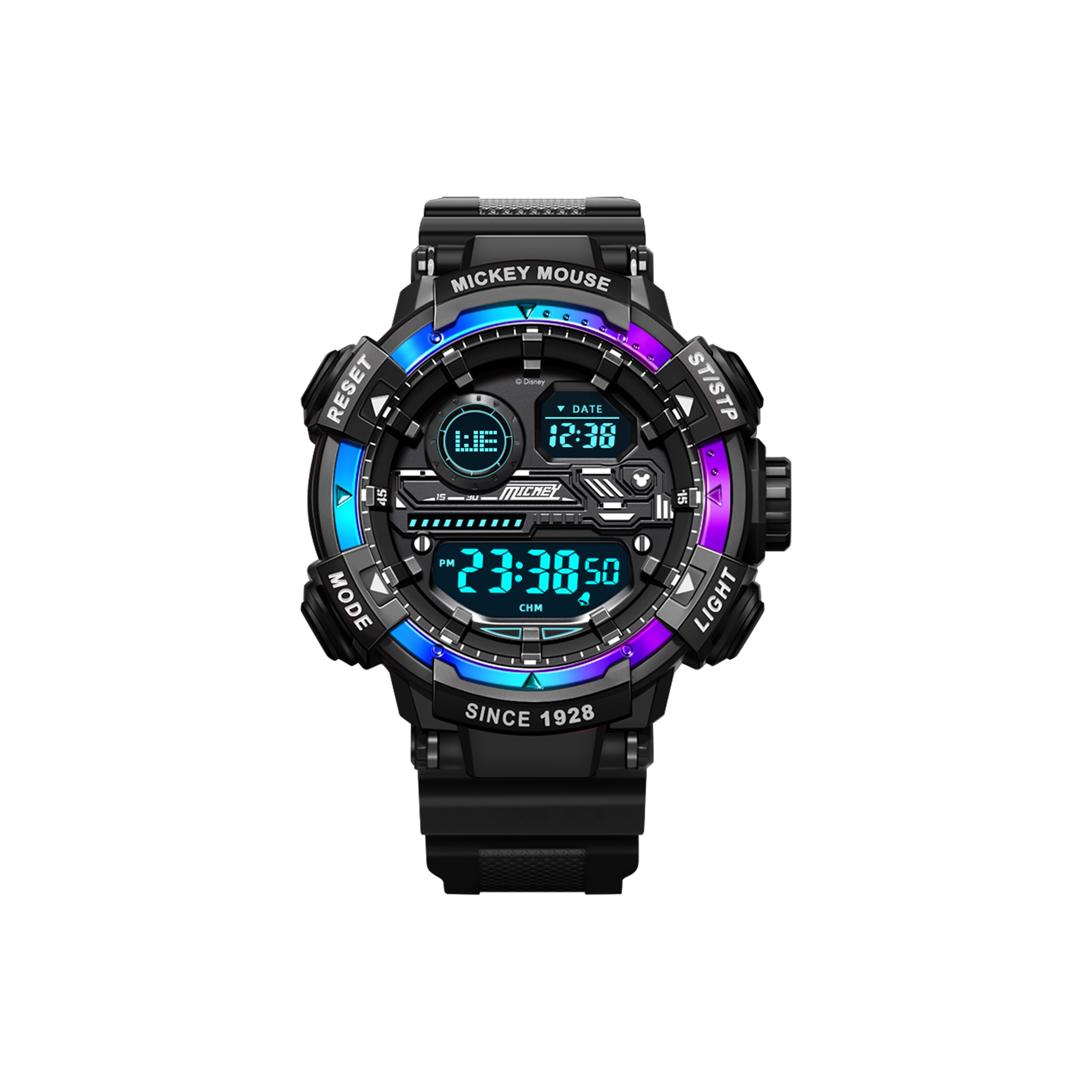 Disney Часы Space Mickey с электронным механизмом, ремешок TPU, мужские, черный циферблат
Disney Часы Space Mickey с электронным механизмом, ремешок TPU, мужские, черный циферблат
