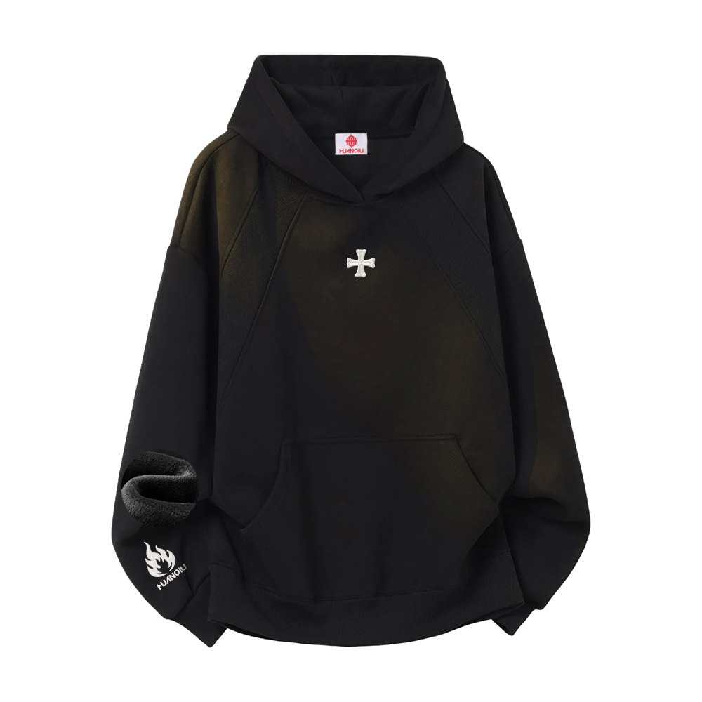 Толстовка Unisex Hooded Thickened Heavyweight HUANQIU, черный-upgraded fleece-lined
Толстовка Unisex Hooded Thickened Heavyweight HUANQIU, черный-upgraded fleece-lined