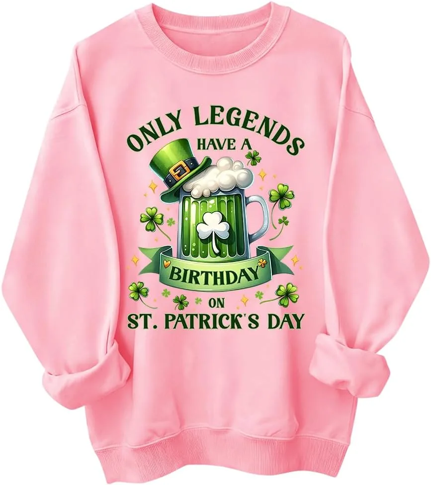 Толстовка Only Legends Have A Birthday On St. Patrick's Day woati
Толстовка Only Legends Have A Birthday On St. Patrick's Day woati