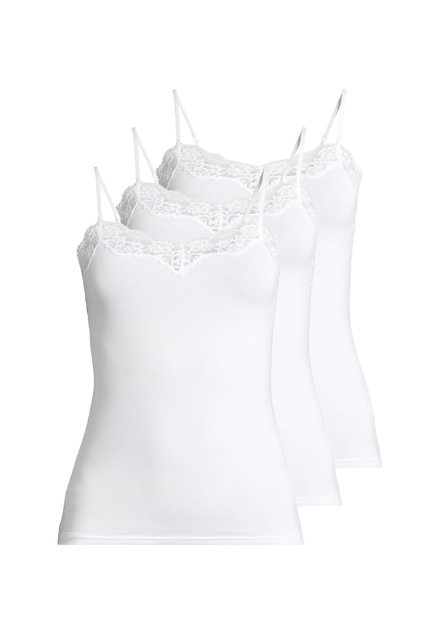 Спагетти топ 3 упаковка романтика Nina Von C., белый
Спагетти топ 3 упаковка романтика Nina Von C., белый