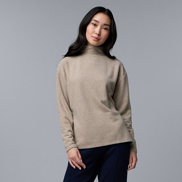 Женский водолазный топ с длинным рукавом Simply Vera Vera Wang, Soft Coffee Heather
Женский водолазный топ с длинным рукавом Simply Vera Vera Wang, Soft Coffee Heather