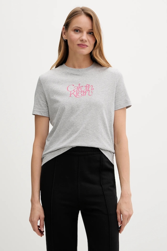 Хлопковая футболка Calvin Klein Jeans, серый
Хлопковая футболка Calvin Klein Jeans, серый