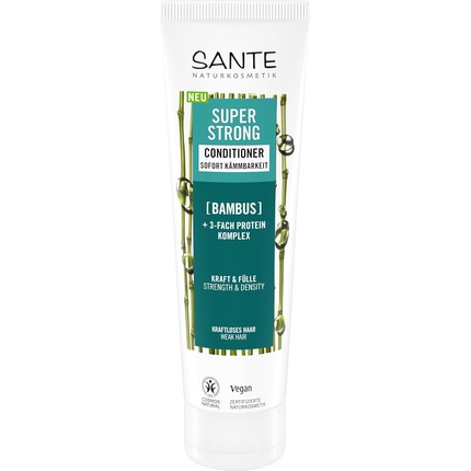 Суперсильный кондиционер с органическим бамбуком и 3-кратным протеином Sante Naturkosmetik
Суперсильный кондиционер с органическим бамбуком и 3-кратным протеином Sante Naturkosmetik