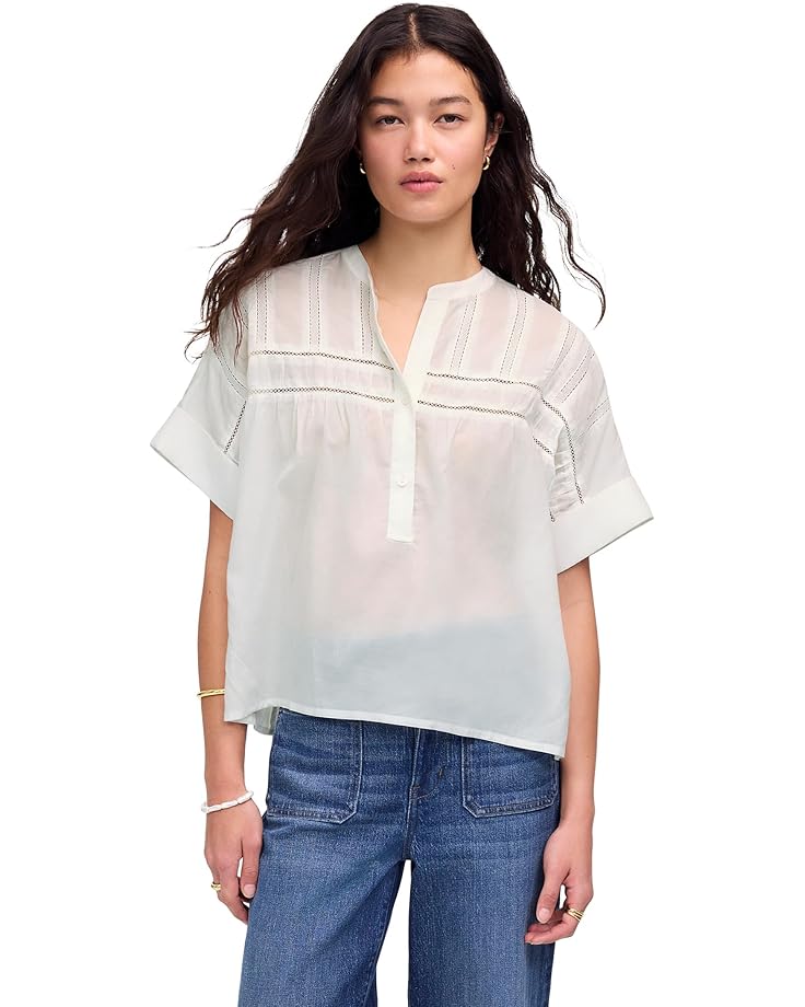Топ Madewell Samoa Top - Cotton Sushi Voile, белый 
Топ Madewell Samoa Top - Cotton Sushi Voile, белый