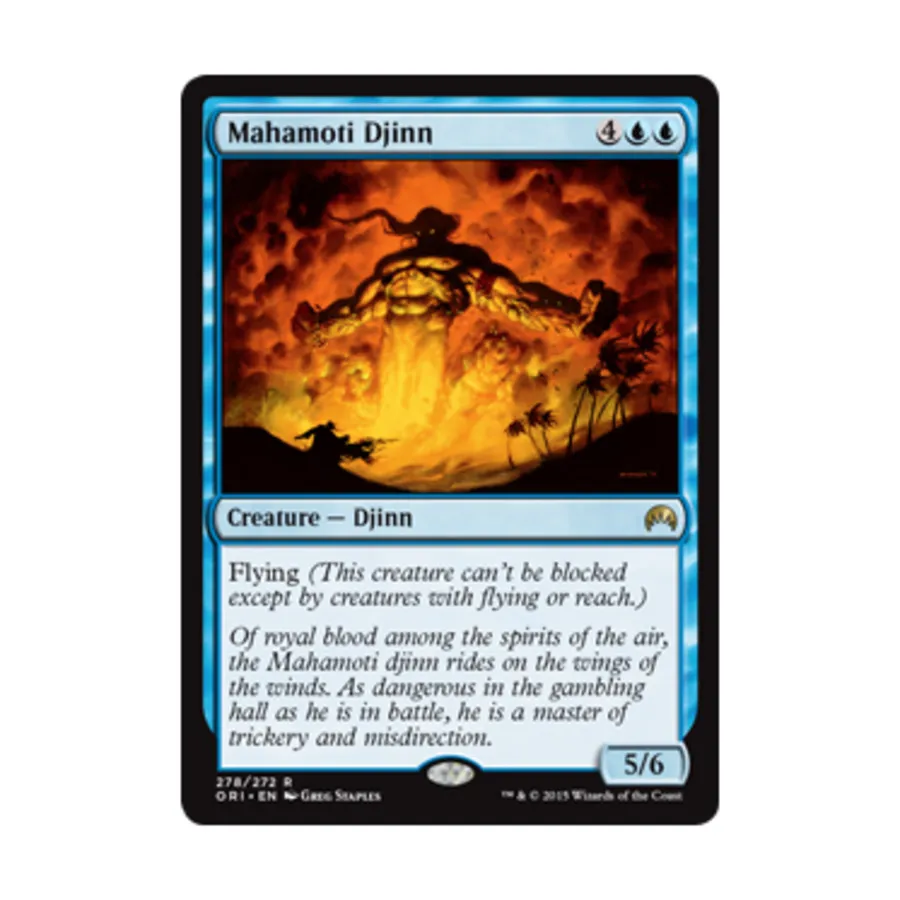 CCG Махамоти Джинн (R), MTG - Magic Origins
CCG Махамоти Джинн (R), MTG - Magic Origins
