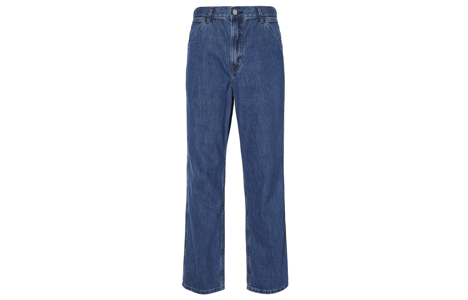 Джинсы унисекс королевский синий Uniqlo, синий 
Джинсы унисекс королевский синий Uniqlo, синий