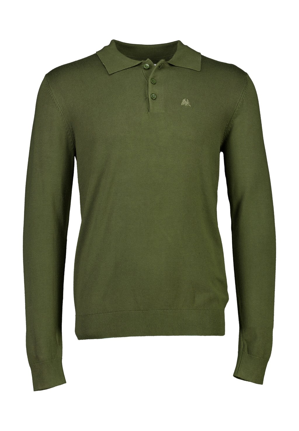 Лонгслив Polo shirt Lindbergh, оливковый 
Лонгслив Polo shirt Lindbergh, оливковый