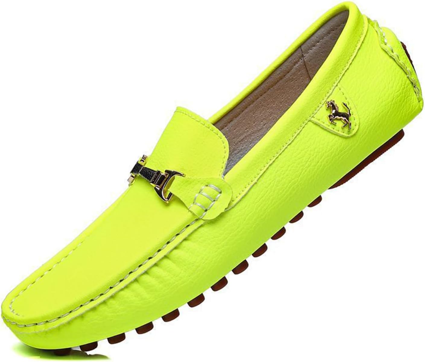 Мужские кожаные пенни-лоферы, модные слипоны, мокасины с металлической пряжкой, закругленный носок, для бизнес-кэжуал, удобные плоские прогулочные туфли Dacnakby, зеленый
Мужские кожаные пенни-лоферы, модные слипоны, мокасины с металлической пряжкой, закругленный носок, для бизнес-кэжуал, удобные плоские прогулочные туфли Dacnakby, зеленый