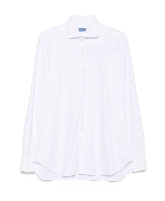 Белая рубашка с длинными рукавами и застежкой на пуговицы. Barba, белый
Белая рубашка с длинными рукавами и застежкой на пуговицы. Barba, белый