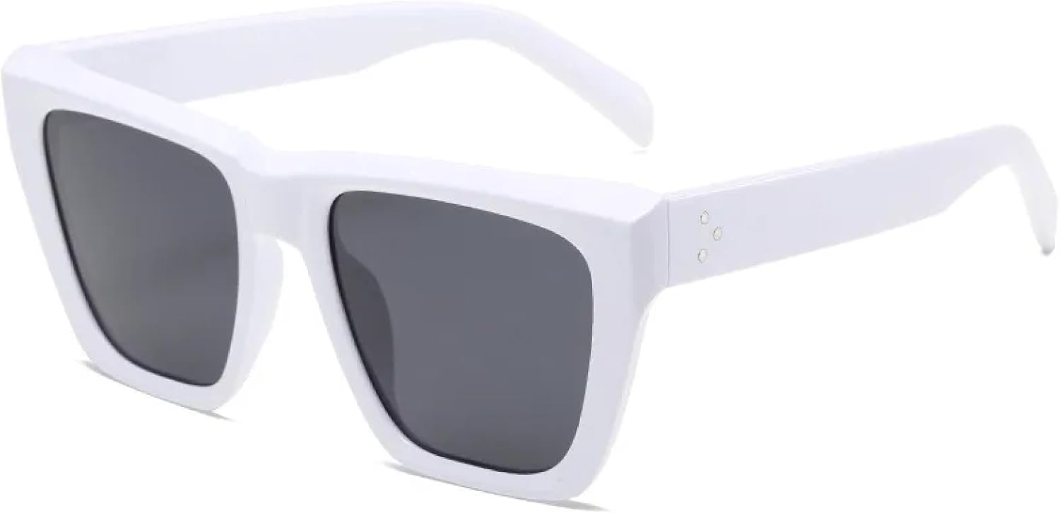 Большие солнцезащитные очки «кошачий глаз» для женщин, градиентные солнцезащитные очки с защитой от УФ-излучения UV400 для мужчин, солнцезащитные очки с заклепками DSVIGF, White Gray
Большие солнцезащитные очки «кошачий глаз» для женщин, градиентные солнцезащитные очки с защитой от УФ-излучения UV400 для мужчин, солнцезащитные очки с заклепками DSVIGF, White Gray