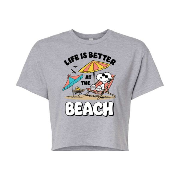 Детская футболка с коротким рукавом и принтом "Арахис" — Снупи на пляже Licensed Character, серый
Детская футболка с коротким рукавом и принтом "Арахис" — Снупи на пляже Licensed Character, серый