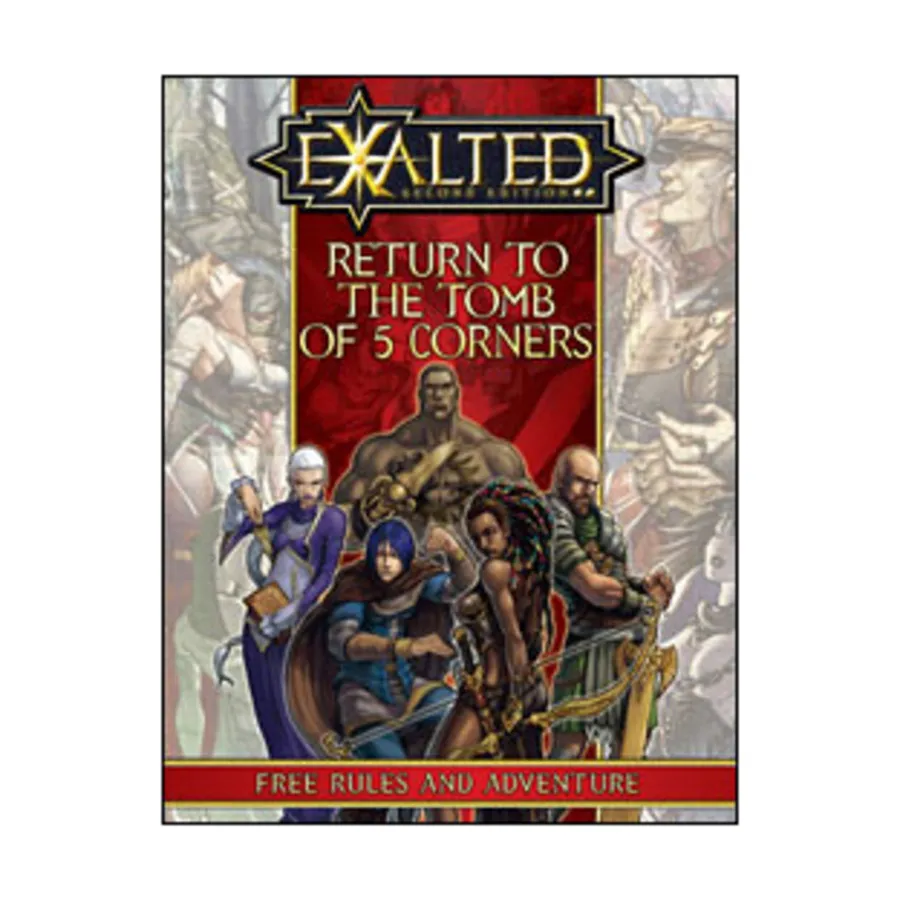 Модуль Return to the Tomb of 5 Corners, Exalted (2nd Edition) - Core Books & Sourcebooks
Модуль Return to the Tomb of 5 Corners, Exalted (2nd Edition) - Core Books & Sourcebooks