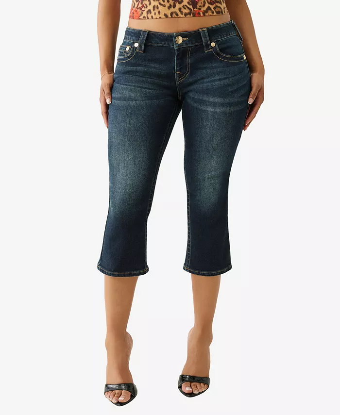 Женские джинсы-капри с низкой талией True Religion, синий
Женские джинсы-капри с низкой талией True Religion, синий