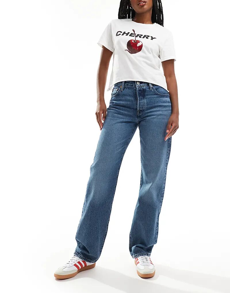 501 джинсы 90-х годов в средне-синем цвете Levi's
501 джинсы 90-х годов в средне-синем цвете Levi's