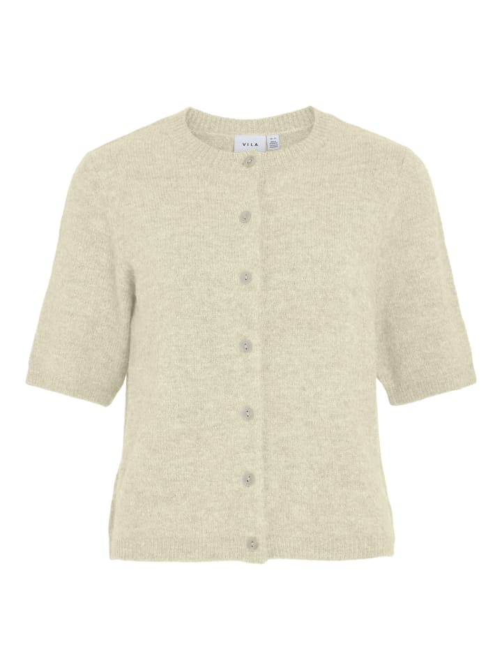 Классический вязаный кардиган с застежкой на пуговицы и короткими рукавами натурального цвета. Vila
Классический вязаный кардиган с застежкой на пуговицы и короткими рукавами натурального цвета. Vila