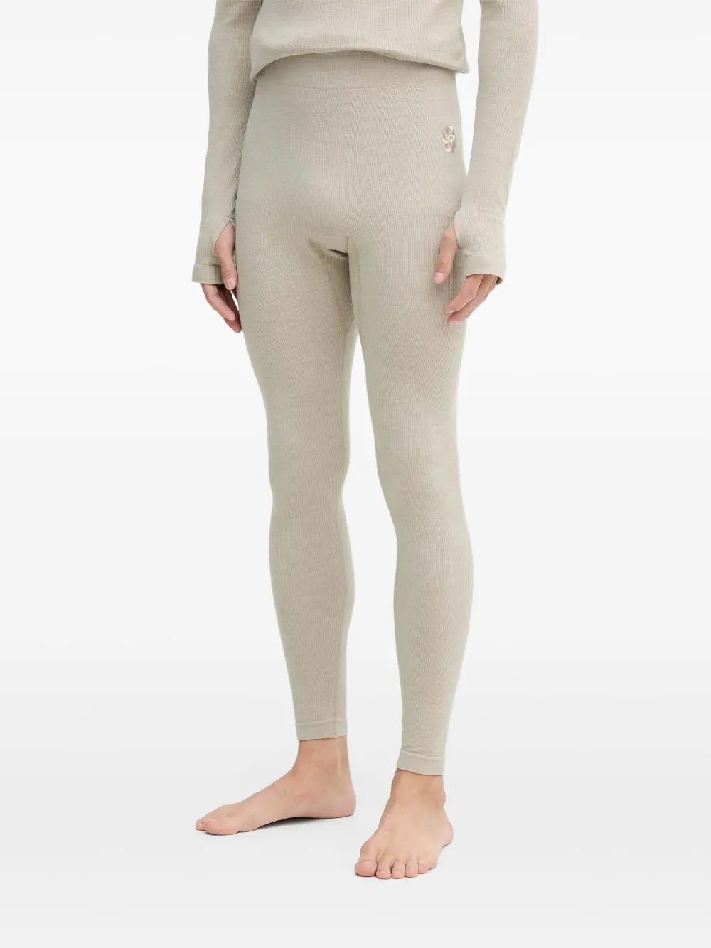 Легинсы в рубчик с вышивкой Boss, бежевый
Легинсы в рубчик с вышивкой Boss, бежевый