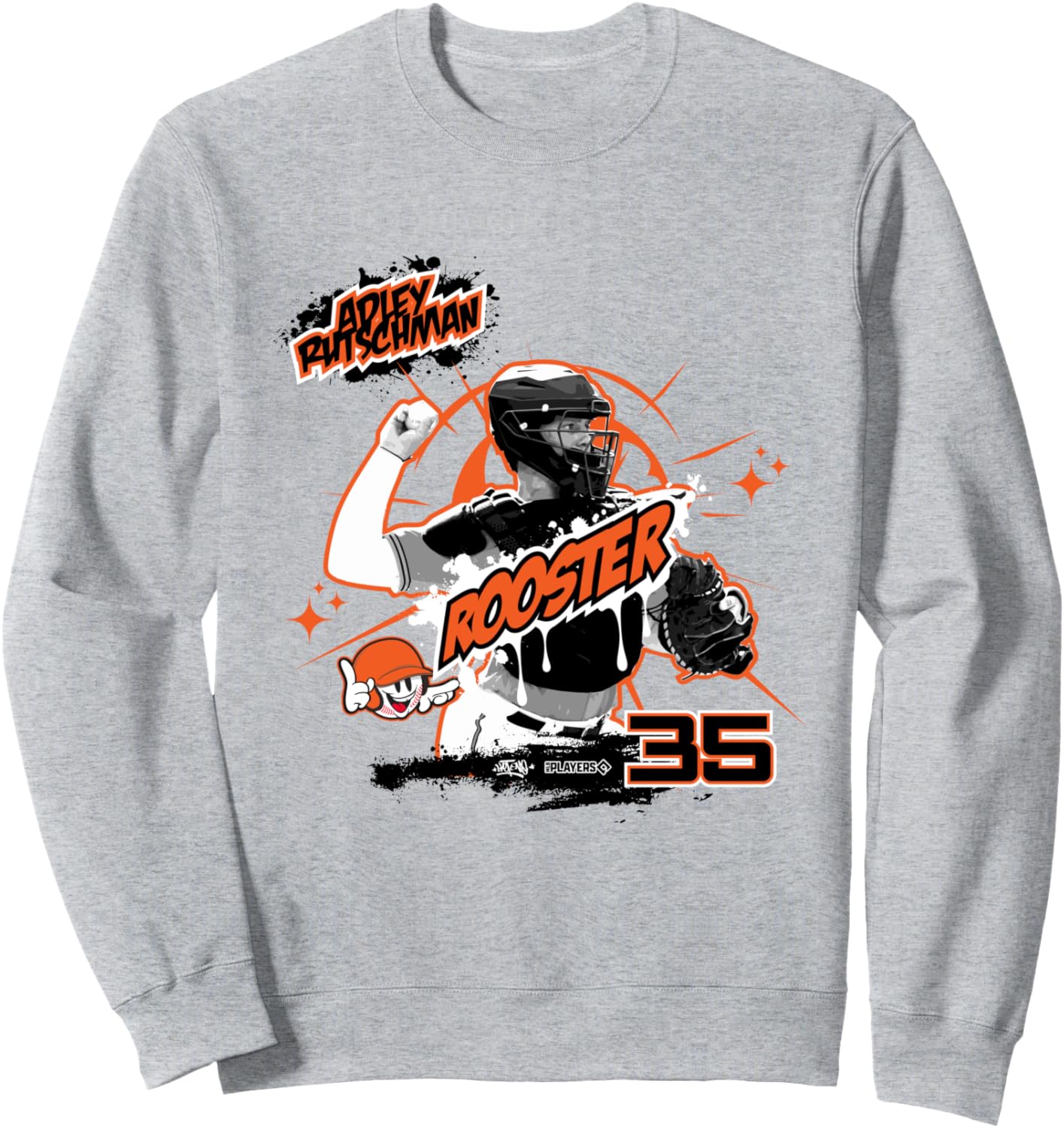 Толстовка с изображением игрока MLB из Балтимора, Адли Рутшмана Ryno Sports, серый
Толстовка с изображением игрока MLB из Балтимора, Адли Рутшмана Ryno Sports, серый