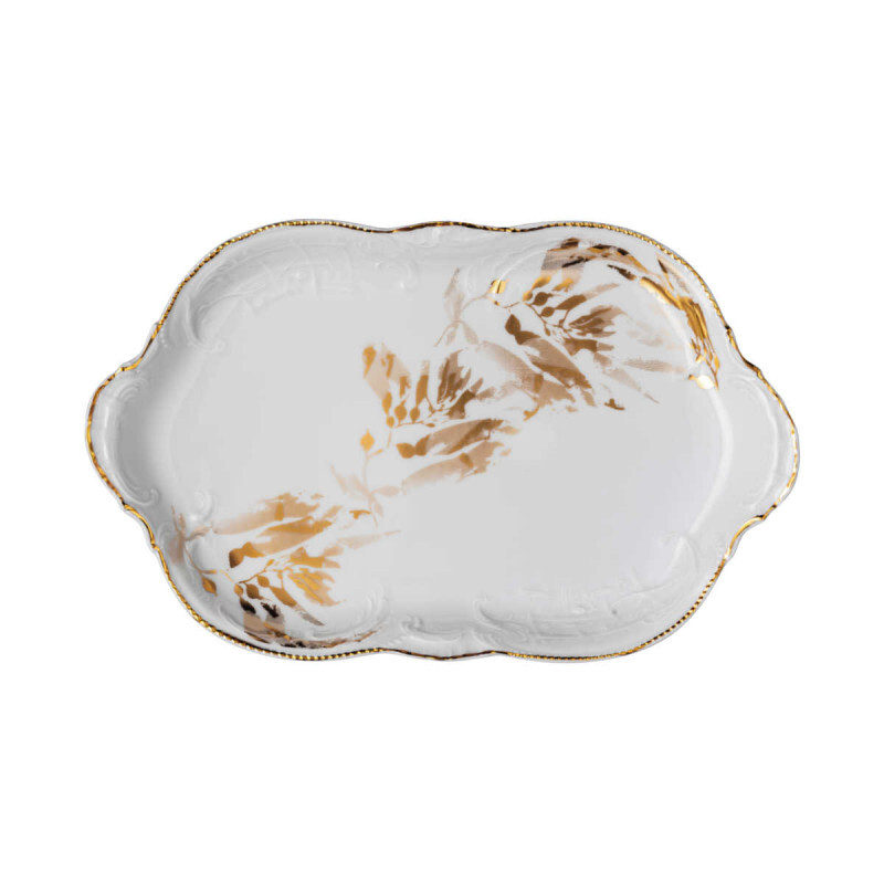 Тарелка Heritage Midas/поднос для молока/поднос для сахара 28,5x18 см Rosenthal, белое золото
Тарелка Heritage Midas/поднос для молока/поднос для сахара 28,5x18 см Rosenthal, белое золото