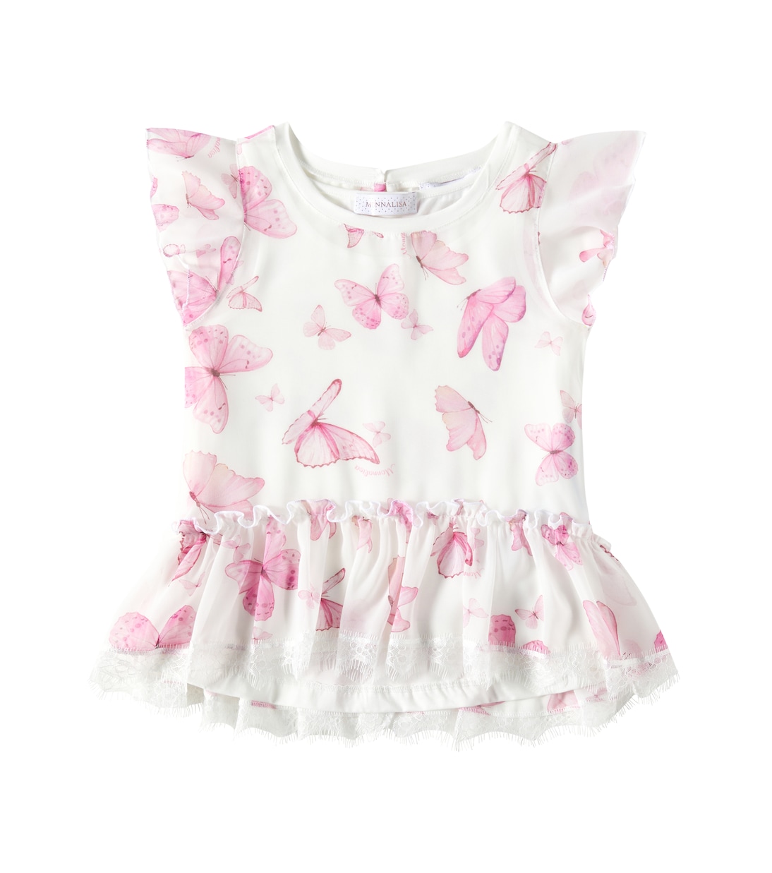 Топ из жоржета с оборками и бабочками Monnalisa, Panna + Fairytale
Топ из жоржета с оборками и бабочками Monnalisa, Panna + Fairytale