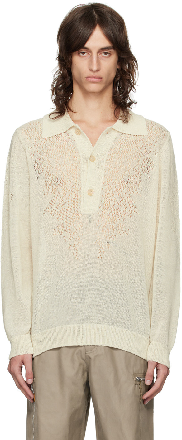 Поло Off-White Big Piquet OUR LEGACY
Поло Off-White Big Piquet OUR LEGACY