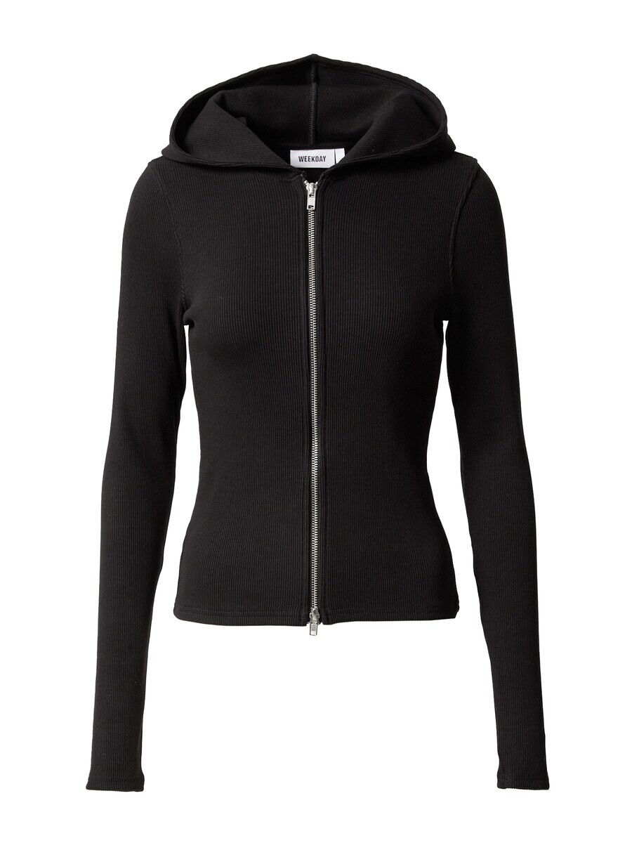 Худи на молнии Weekday, черный
Худи на молнии Weekday, черный