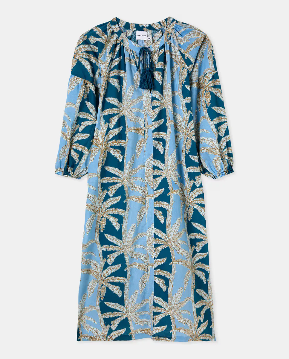 Кафтан из хлопка Zen Ethic, синий
Кафтан из хлопка Zen Ethic, синий